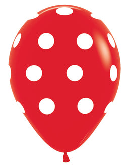 Polka Dots Fashion Red