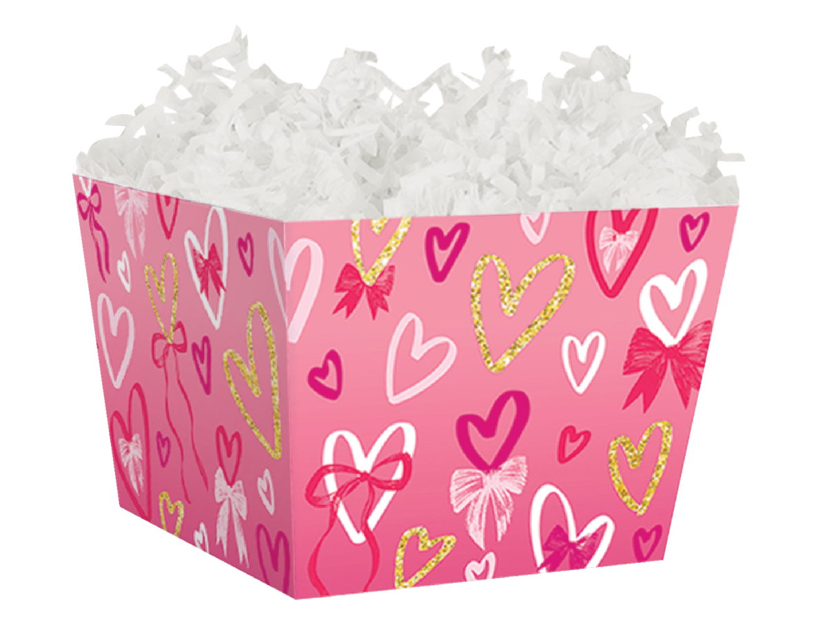 Pink Bows and Hearts