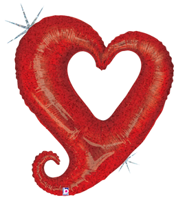 Chain of Hearts - Red Holographic