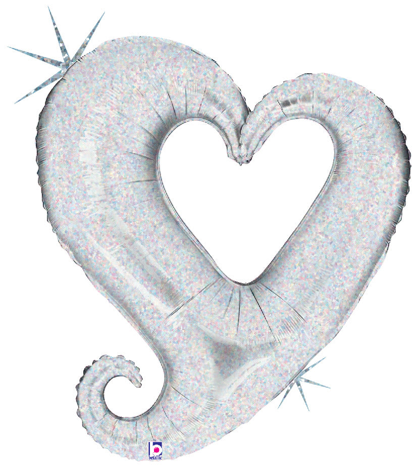 Chain of Hearts - Silver Holographic
