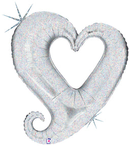 Chain of Hearts - Silver Holographic