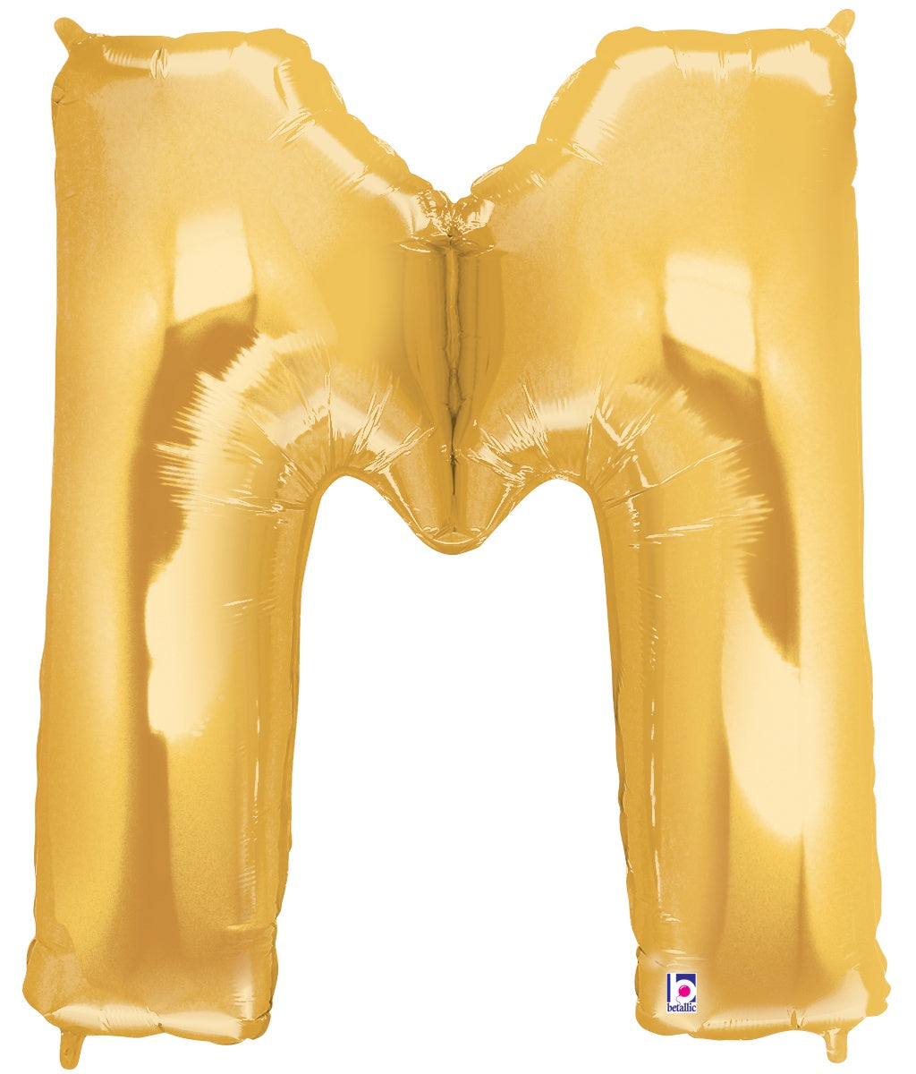 Letter M Gold