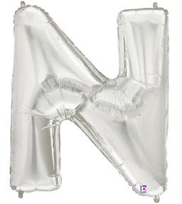 Letter N Silver