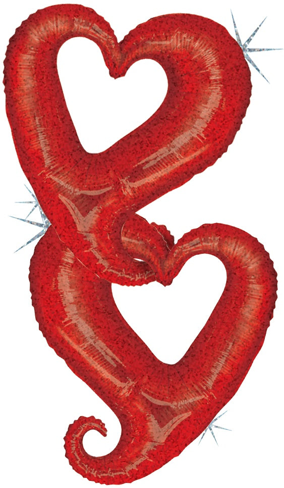 Chain of Hearts - Red Holographic
