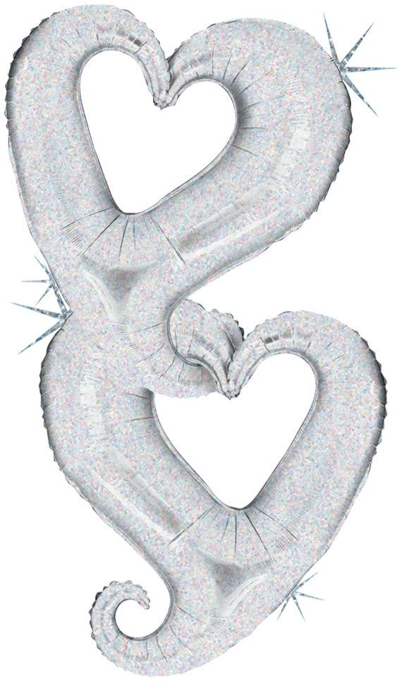 Chain of Hearts - Silver Holographic